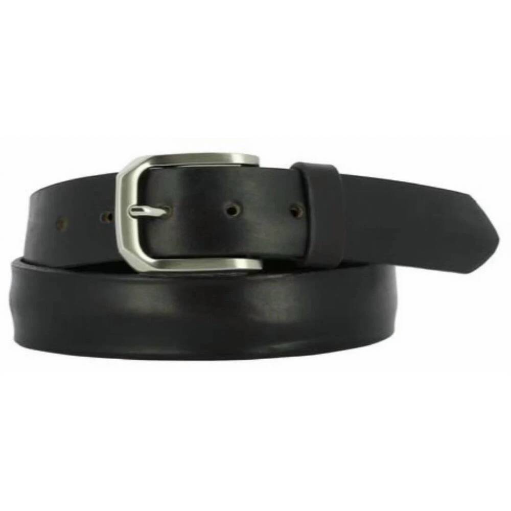 NEW REMO TULLIANI men's gunner genuine horween leather belt in black